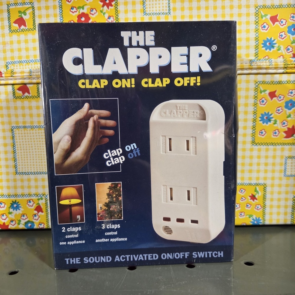 The Clapper Sound Activated On/Off Switch | Clap On/Off | New Sealed Box